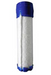 Laser white and blue filter on a hite background